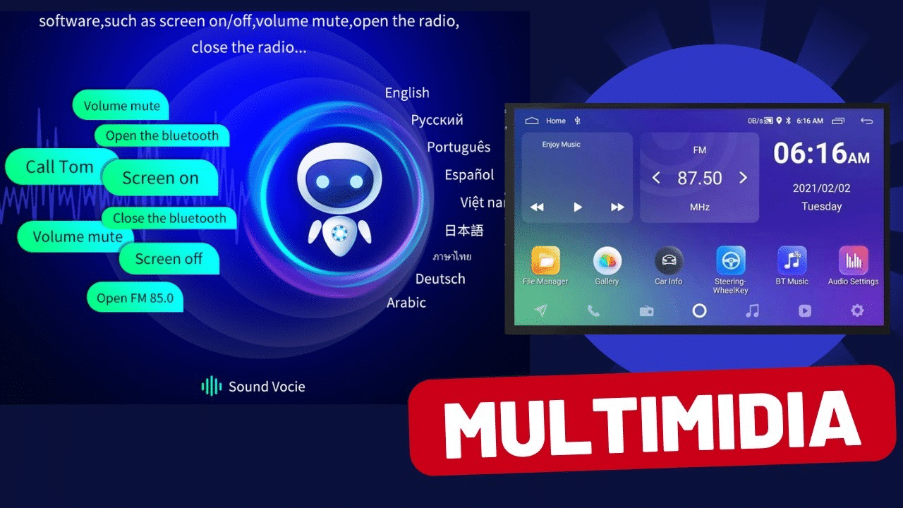 Көлік мультимедиа жүйесіне арналған Toppal AI Voice Assistant бір реттік іске қосу